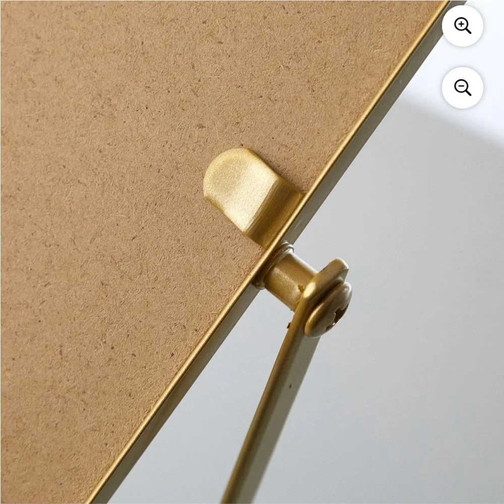 Home Decor Collection Stylehouse Gold Table Mirror with Storage